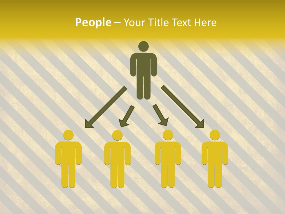 Hazard Stripes Texture That Tiles Seamlessly As A Pattern In Any Direction. PowerPoint Template