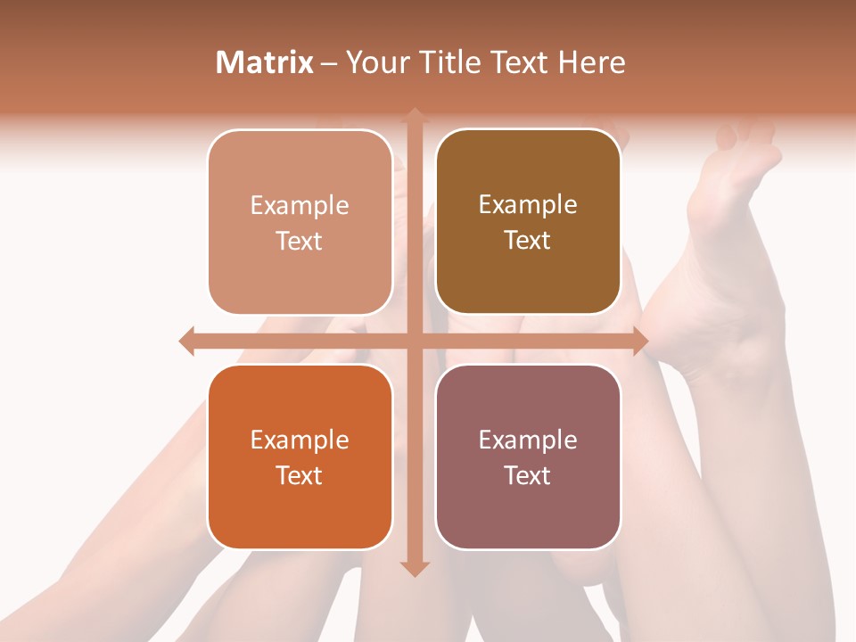 Beautiful Graceful Female Feet, Isolated On A White Background, Please See Some Of My Other Parts Of A Body Images PowerPoint Template