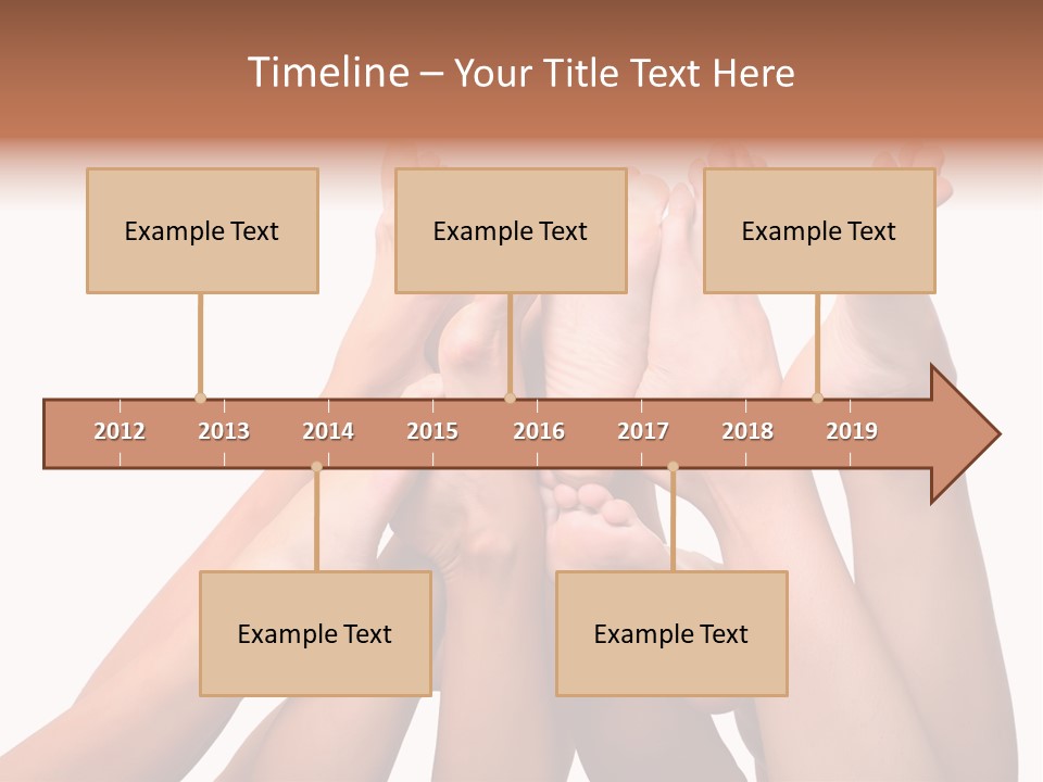 Beautiful Graceful Female Feet, Isolated On A White Background, Please See Some Of My Other Parts Of A Body Images PowerPoint Template