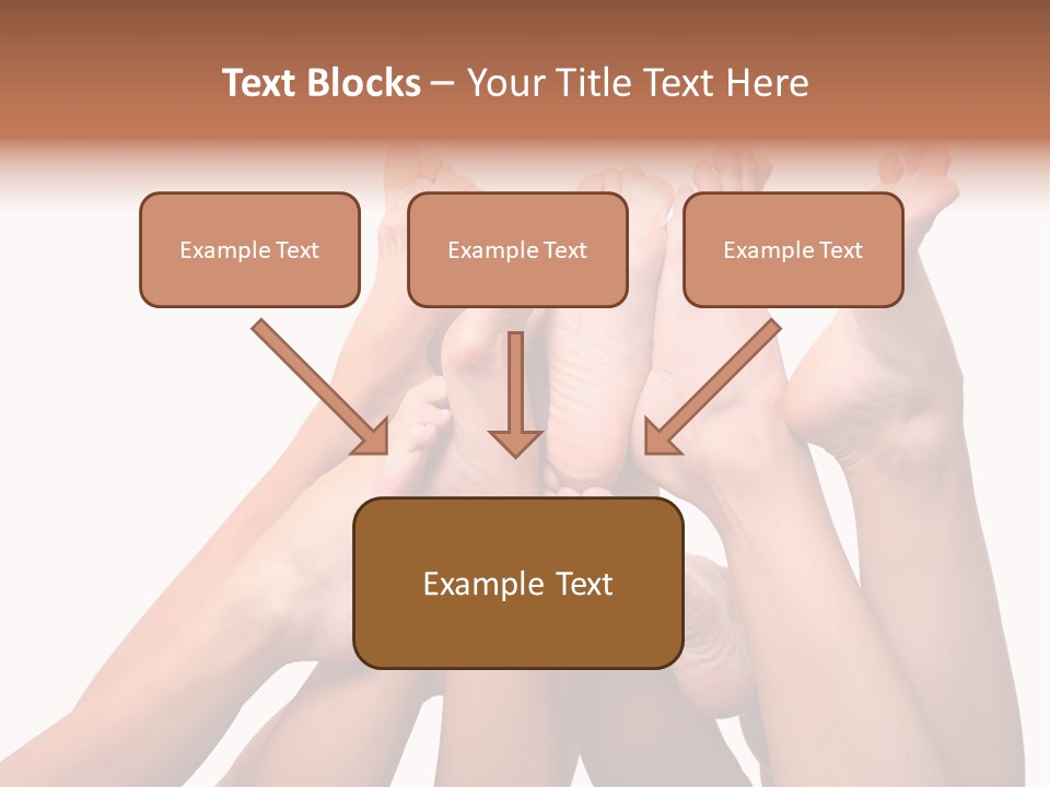 Beautiful Graceful Female Feet, Isolated On A White Background, Please See Some Of My Other Parts Of A Body Images PowerPoint Template