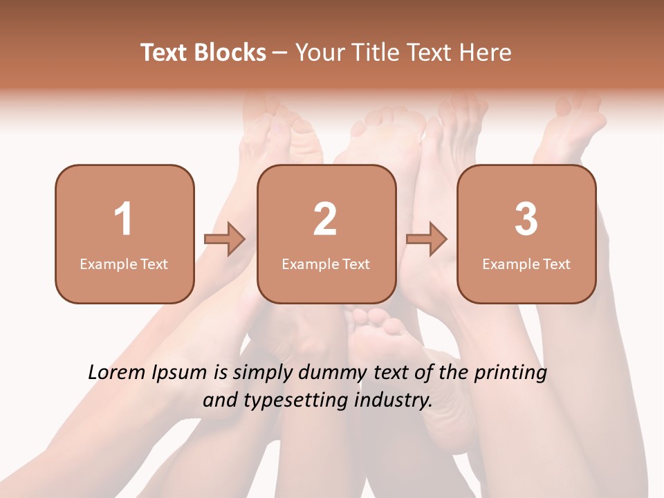 Beautiful Graceful Female Feet, Isolated On A White Background, Please See Some Of My Other Parts Of A Body Images PowerPoint Template