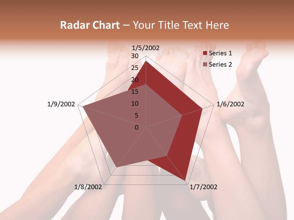 Beautiful Graceful Female Feet, Isolated On A White Background, Please See Some Of My Other Parts Of A Body Images PowerPoint Template