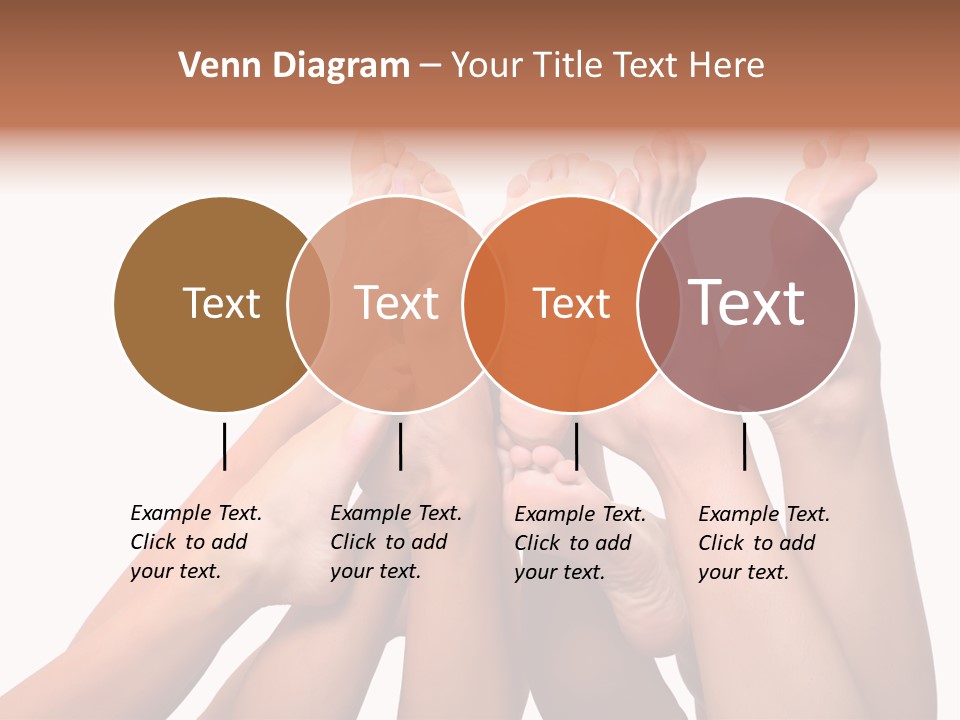 Beautiful Graceful Female Feet, Isolated On A White Background, Please See Some Of My Other Parts Of A Body Images PowerPoint Template