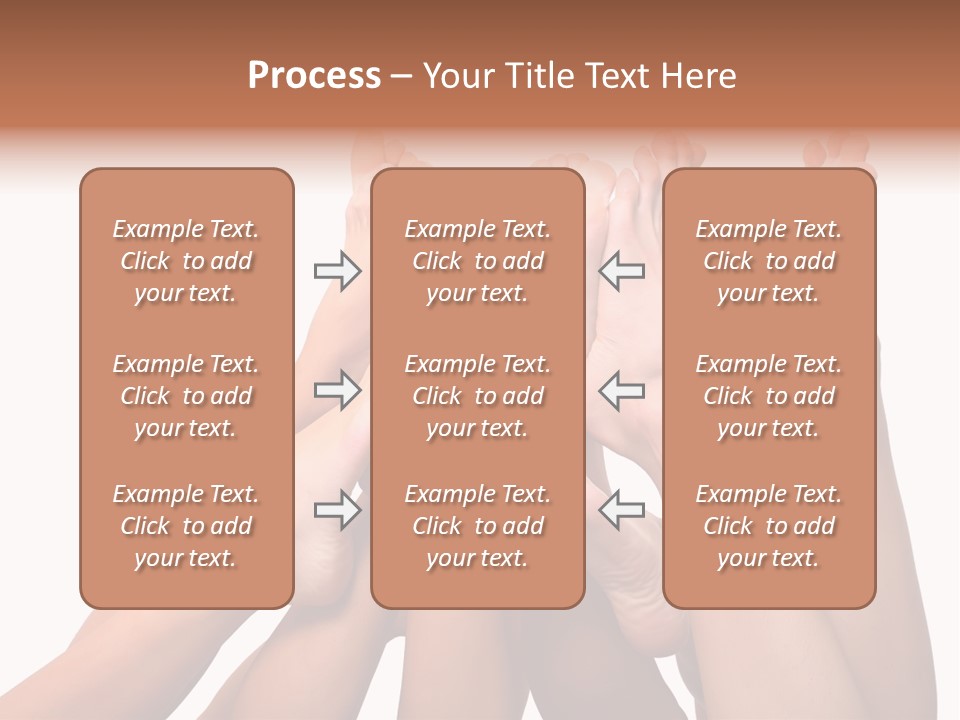 Beautiful Graceful Female Feet, Isolated On A White Background, Please See Some Of My Other Parts Of A Body Images PowerPoint Template