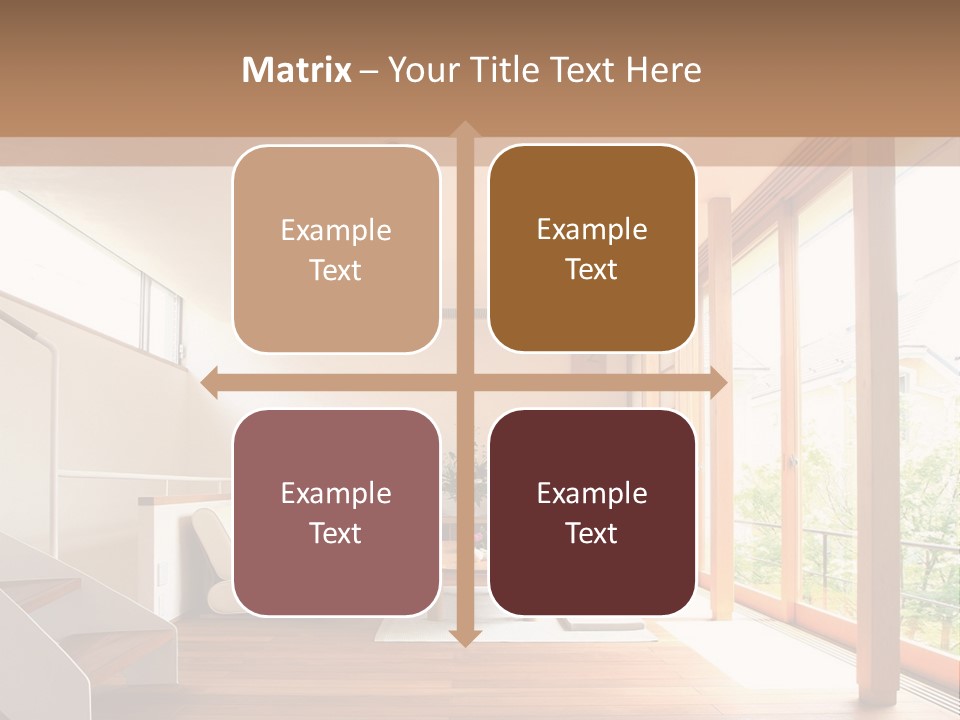 A Living Room Filled With Furniture And A Flat Screen Tv PowerPoint Template