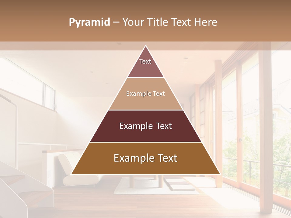 A Living Room Filled With Furniture And A Flat Screen Tv PowerPoint Template