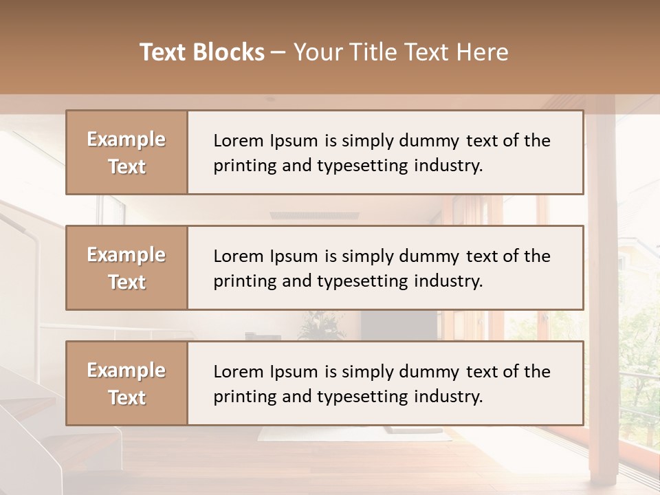 A Living Room Filled With Furniture And A Flat Screen Tv PowerPoint Template