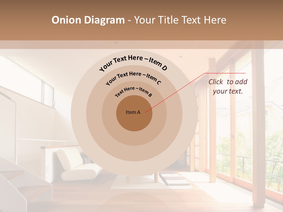 A Living Room Filled With Furniture And A Flat Screen Tv PowerPoint Template