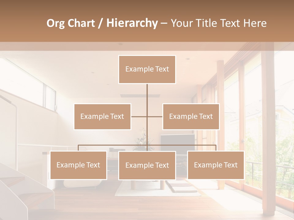 A Living Room Filled With Furniture And A Flat Screen Tv PowerPoint Template