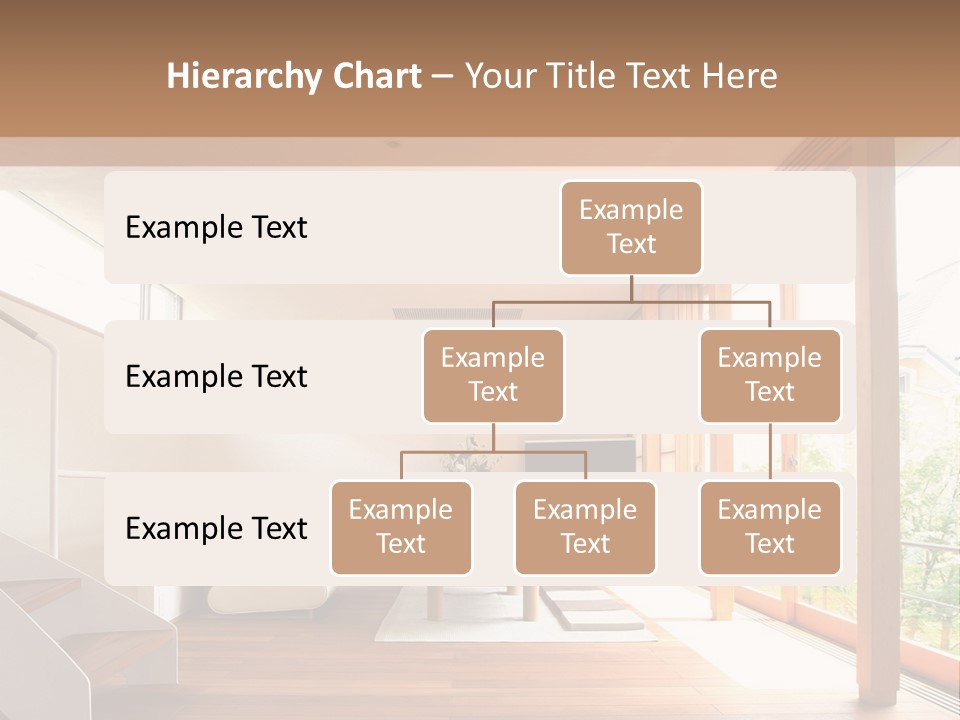 A Living Room Filled With Furniture And A Flat Screen Tv PowerPoint Template