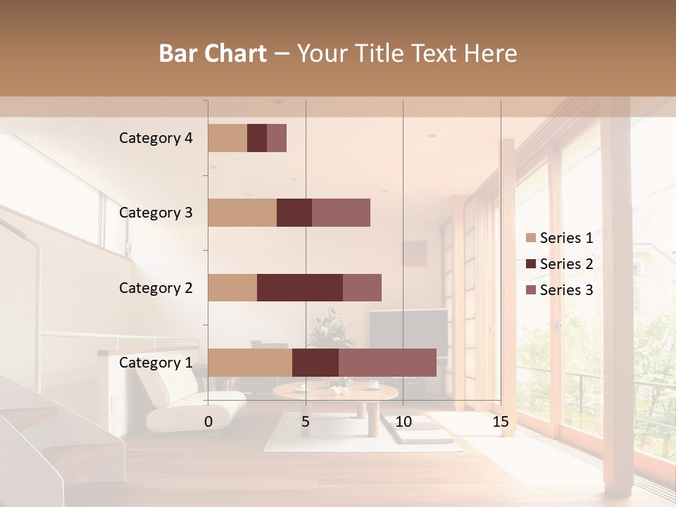 A Living Room Filled With Furniture And A Flat Screen Tv PowerPoint Template