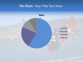 A Person On A Wake Board In The Air PowerPoint Template