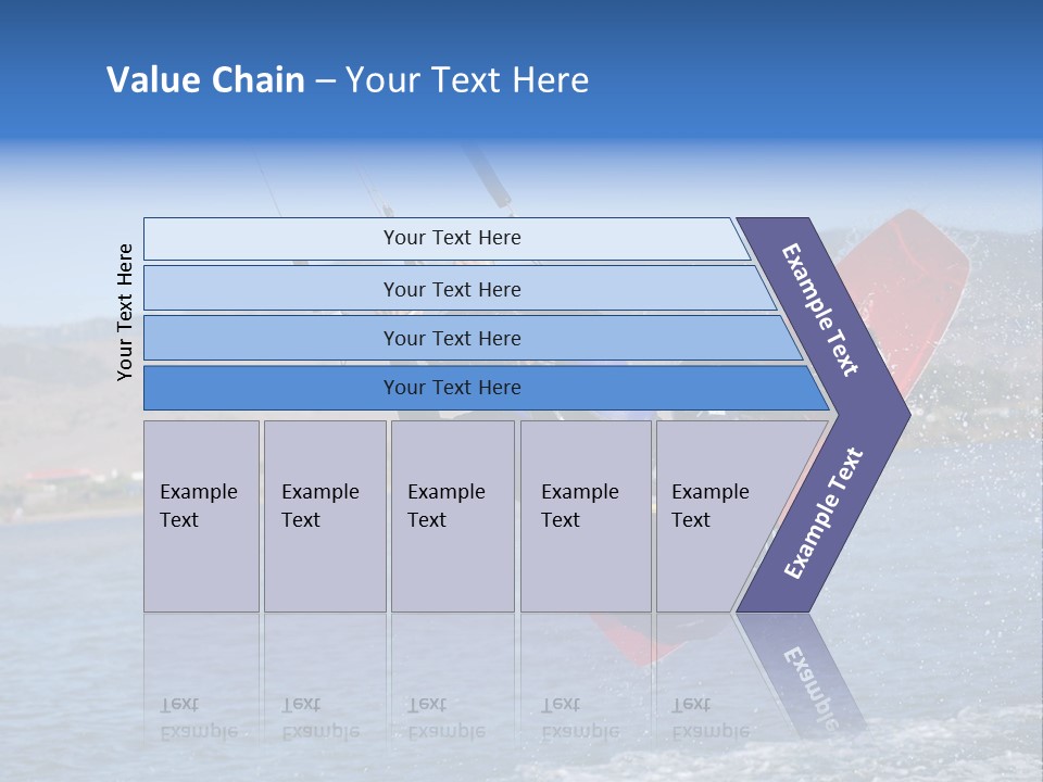 A Person On A Wake Board In The Air PowerPoint Template