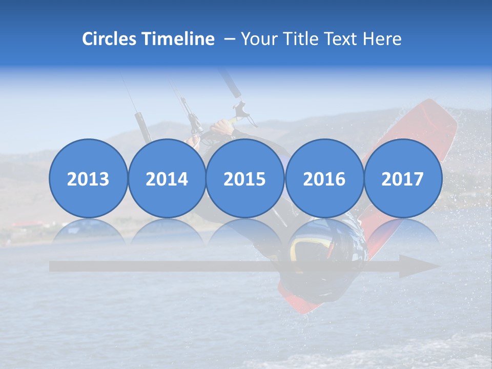 A Person On A Wake Board In The Air PowerPoint Template