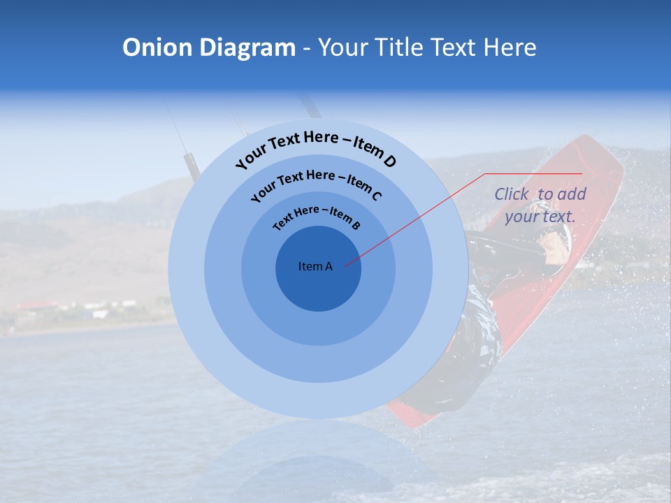A Person On A Wake Board In The Air PowerPoint Template