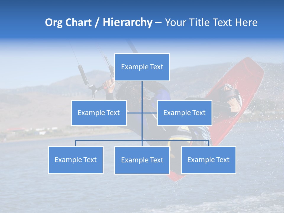 A Person On A Wake Board In The Air PowerPoint Template