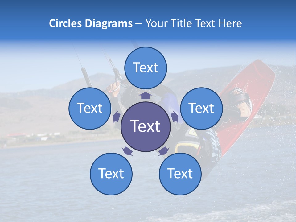 A Person On A Wake Board In The Air PowerPoint Template