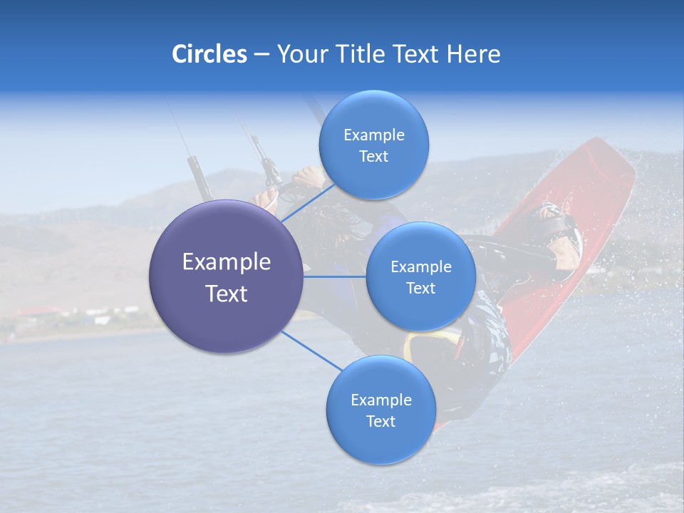 A Person On A Wake Board In The Air PowerPoint Template