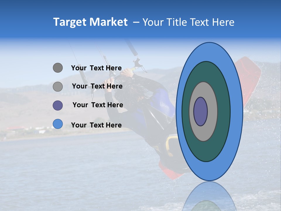 A Person On A Wake Board In The Air PowerPoint Template