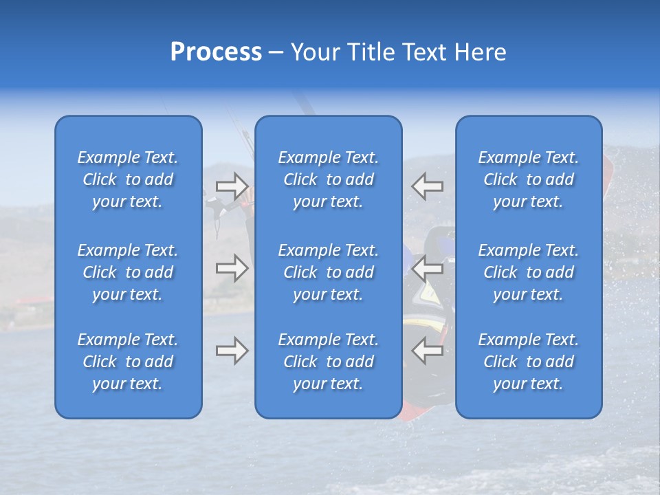 A Person On A Wake Board In The Air PowerPoint Template