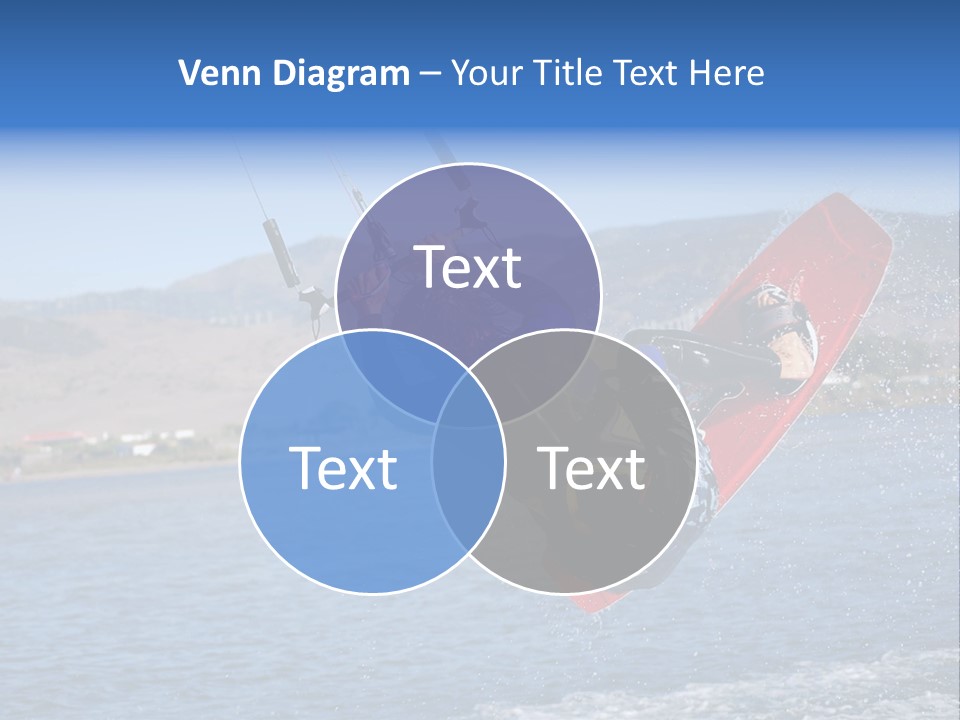 A Person On A Wake Board In The Air PowerPoint Template