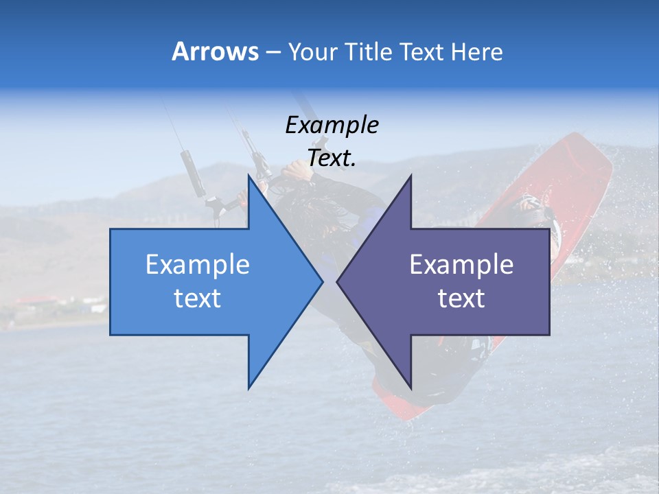 A Person On A Wake Board In The Air PowerPoint Template