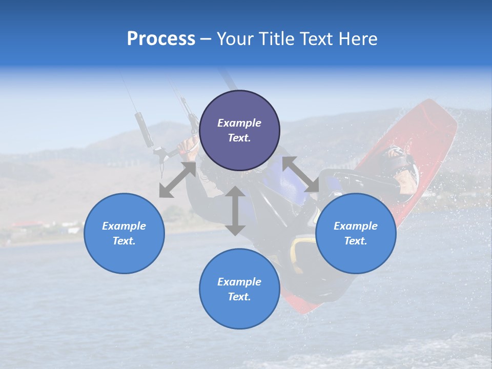A Person On A Wake Board In The Air PowerPoint Template