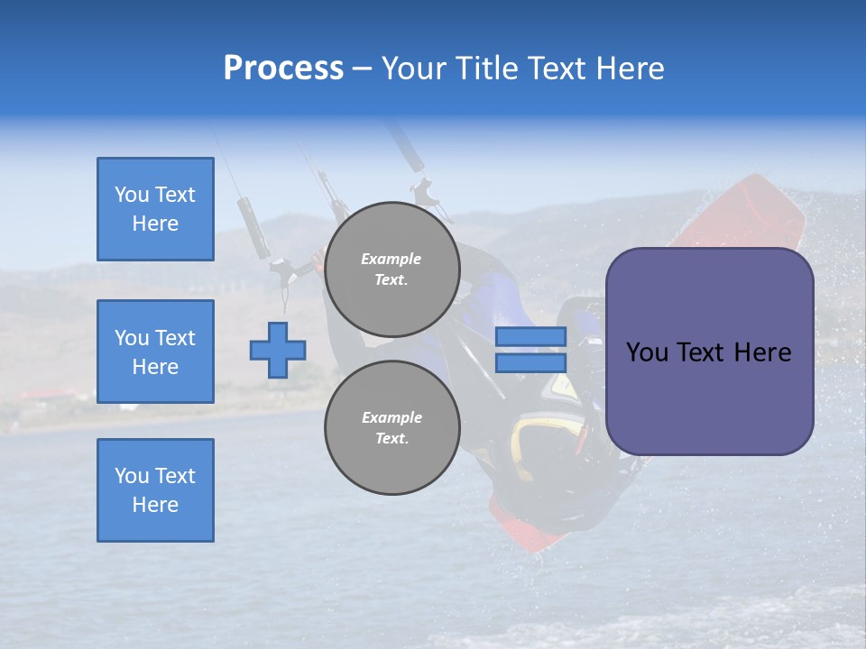 A Person On A Wake Board In The Air PowerPoint Template