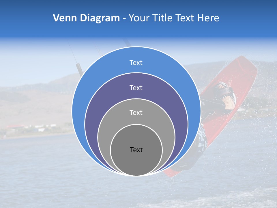 A Person On A Wake Board In The Air PowerPoint Template