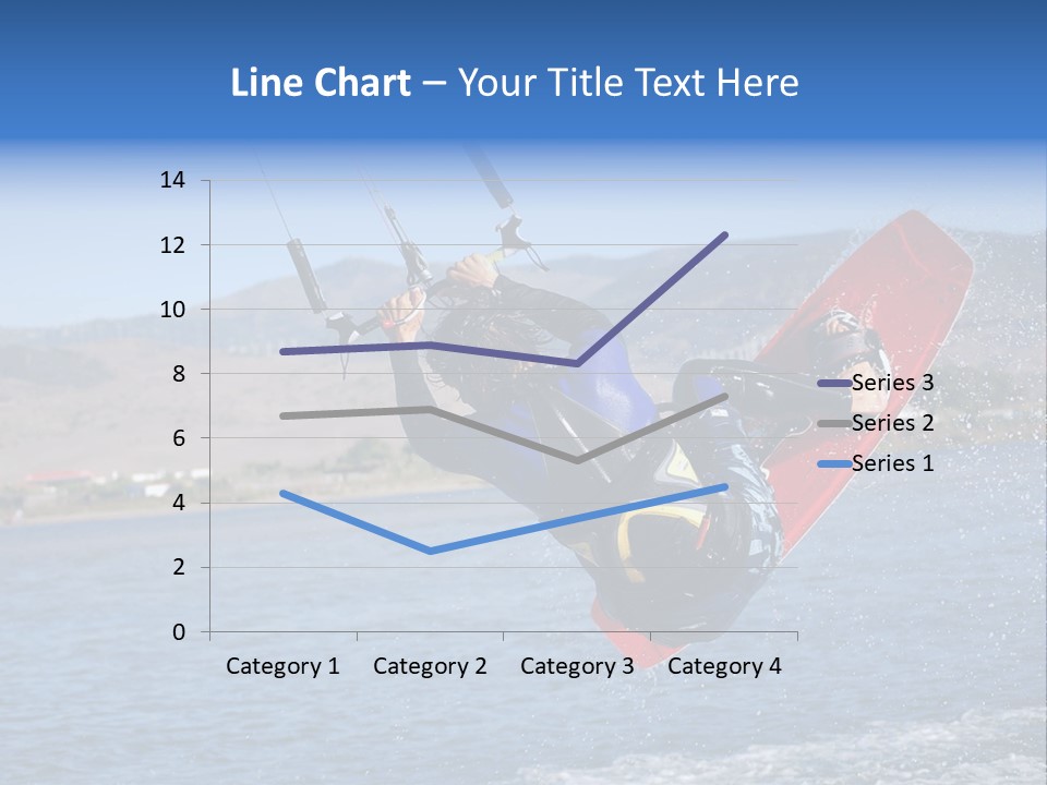 A Person On A Wake Board In The Air PowerPoint Template