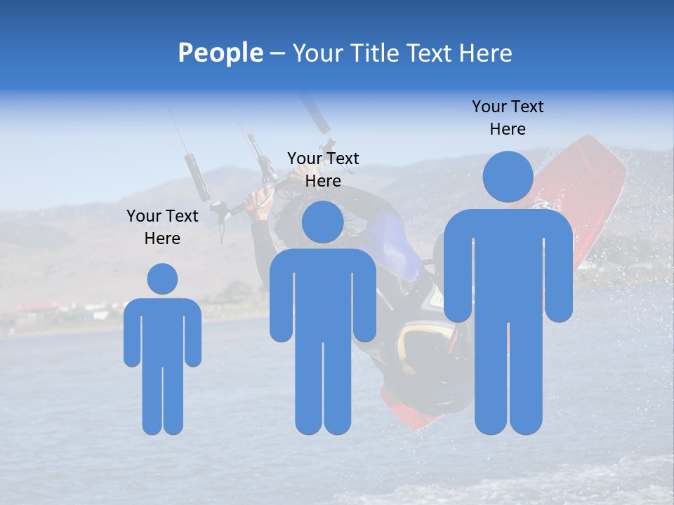 A Person On A Wake Board In The Air PowerPoint Template