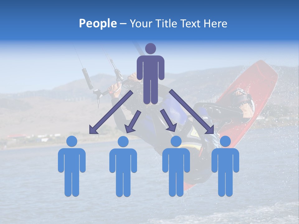 A Person On A Wake Board In The Air PowerPoint Template