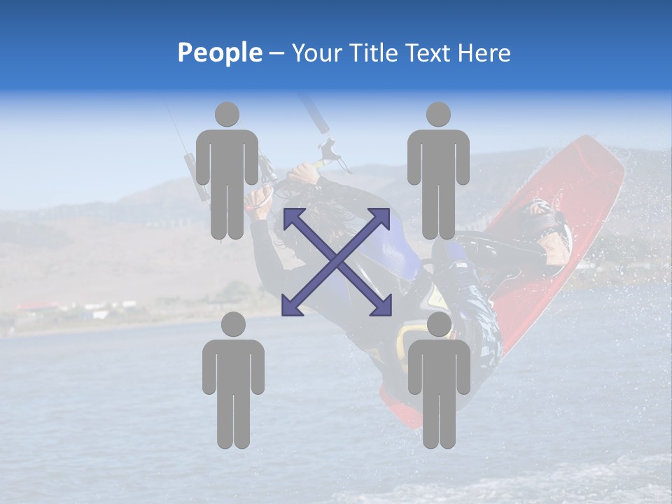 A Person On A Wake Board In The Air PowerPoint Template