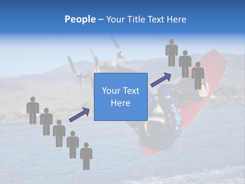 A Person On A Wake Board In The Air PowerPoint Template