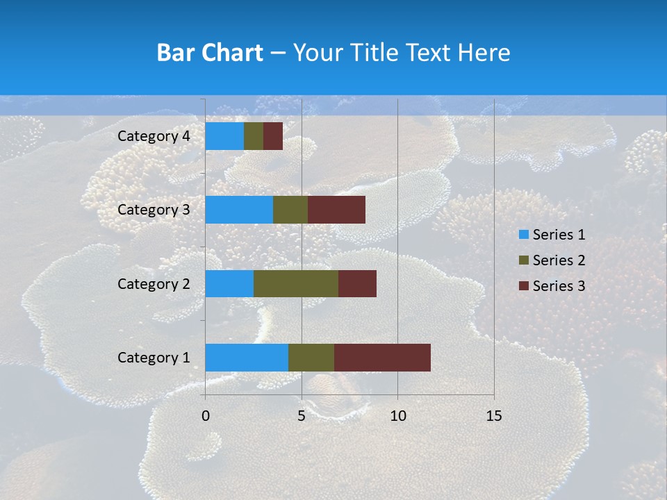 A Group Of Corals On A Reef Powerpoint Presentation PowerPoint Template