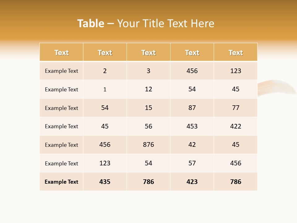 Gold Fish Swimming Isolated On A White Background PowerPoint Template