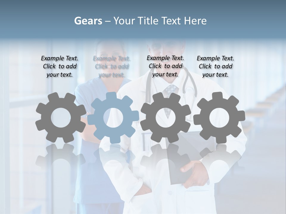 Motorcycle Protective Wear: Black Short Gloves, Isolated On White PowerPoint Template