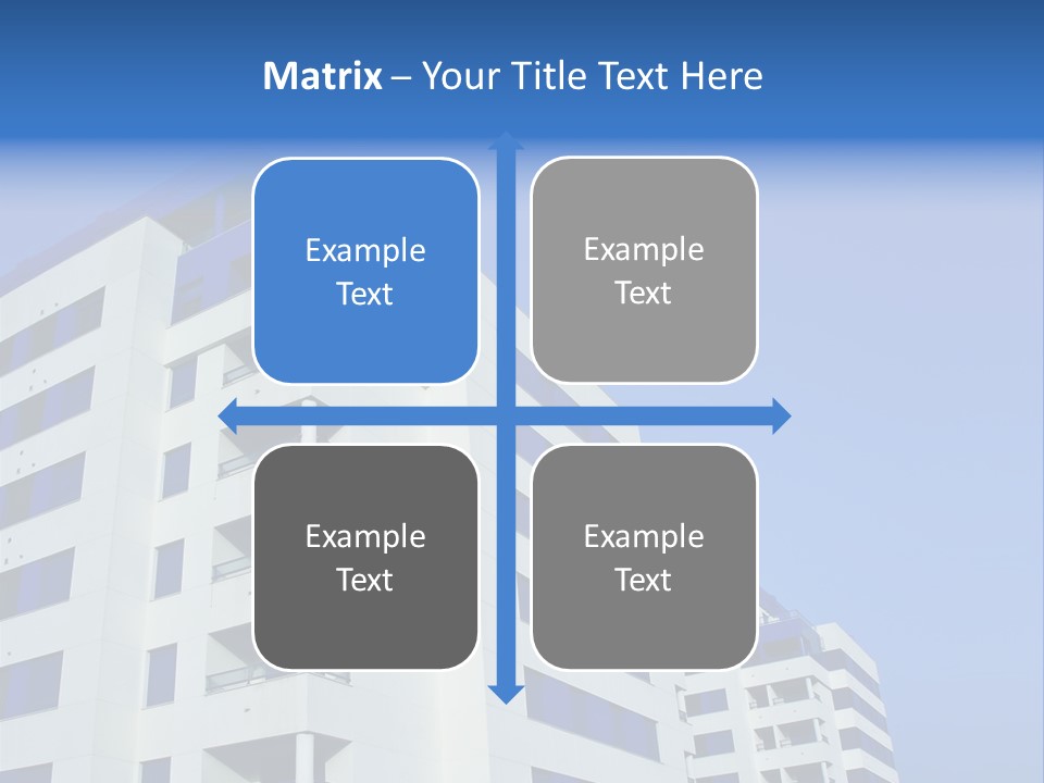 Modern Apartment Buildings PowerPoint Template