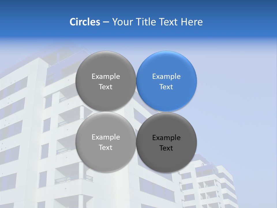 Modern Apartment Buildings PowerPoint Template