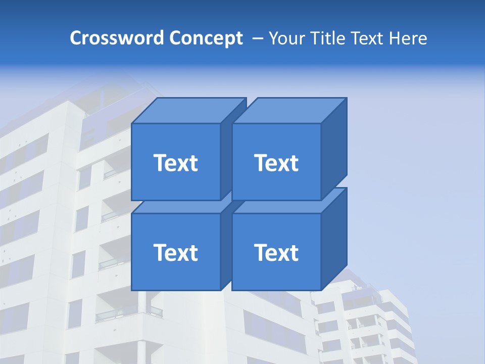 Modern Apartment Buildings PowerPoint Template