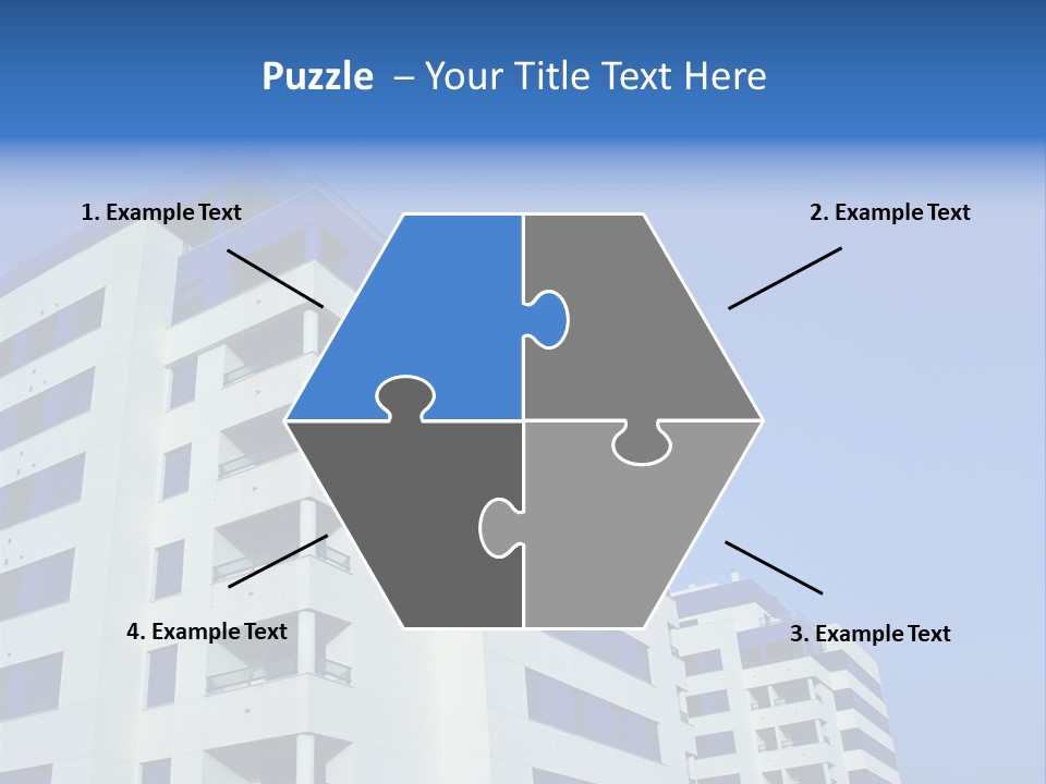 Modern Apartment Buildings PowerPoint Template