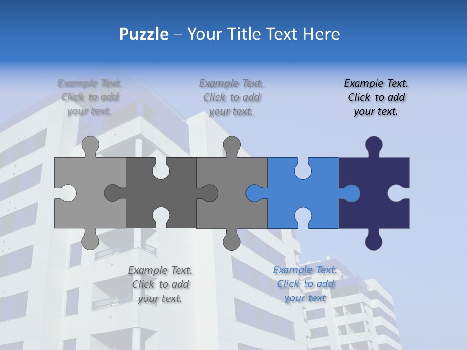 Modern Apartment Buildings PowerPoint Template