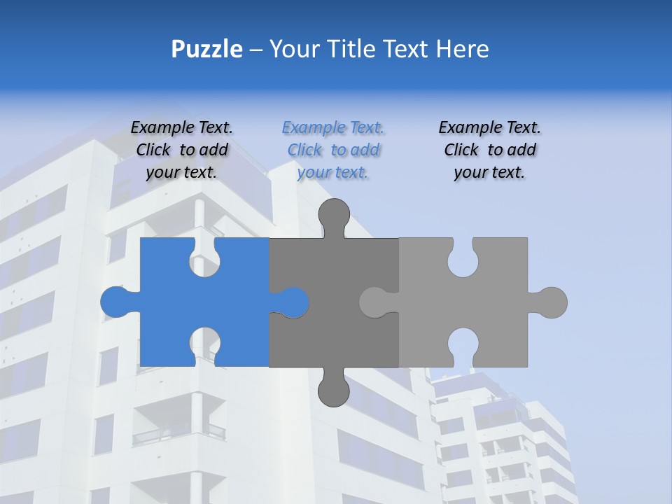 Modern Apartment Buildings PowerPoint Template