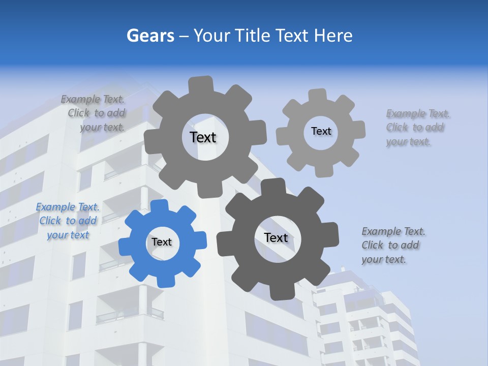 Modern Apartment Buildings PowerPoint Template