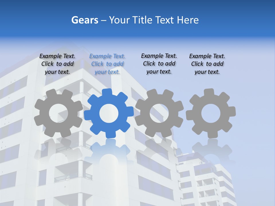 Modern Apartment Buildings PowerPoint Template