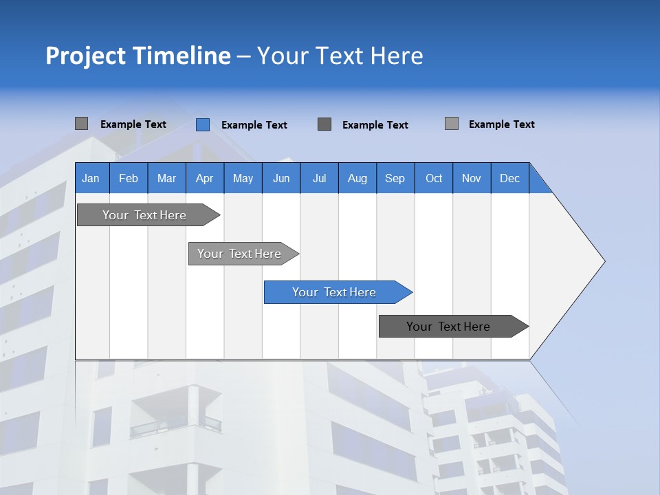 Modern Apartment Buildings PowerPoint Template