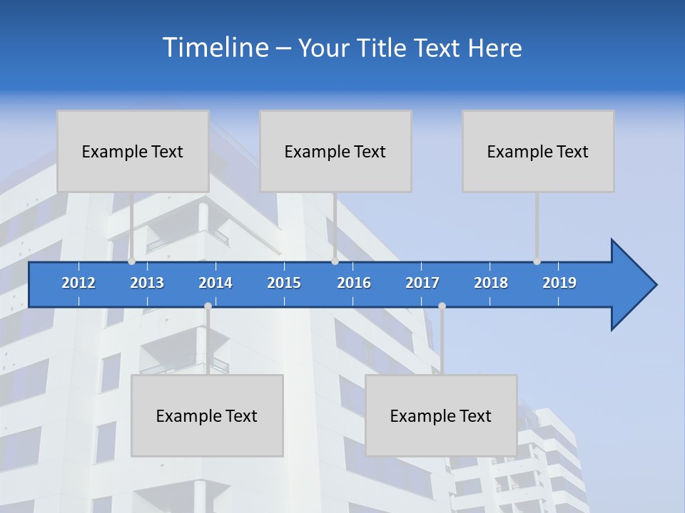 Modern Apartment Buildings PowerPoint Template