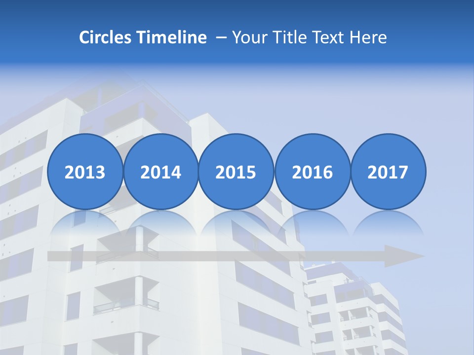 Modern Apartment Buildings PowerPoint Template