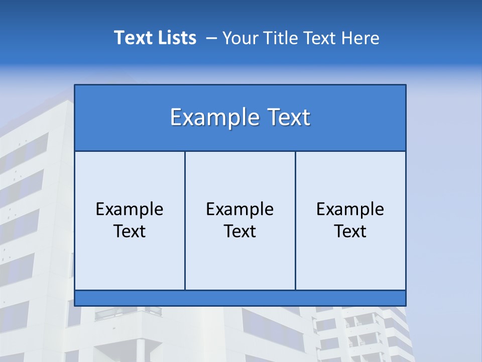 Modern Apartment Buildings PowerPoint Template