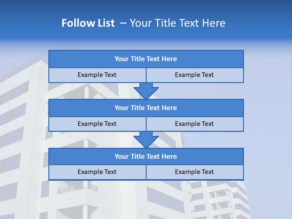 Modern Apartment Buildings PowerPoint Template